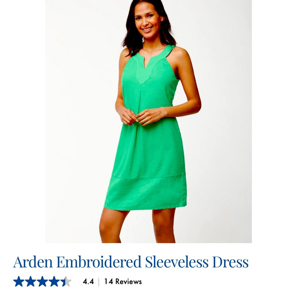 NWT, never worn Tommy Bahama Arden Embroidered dress. Color is raspberry.